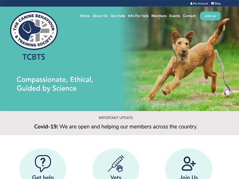 The Canine Behaviour & Training Society