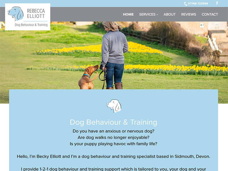 Rebecca Elliott Dog Training